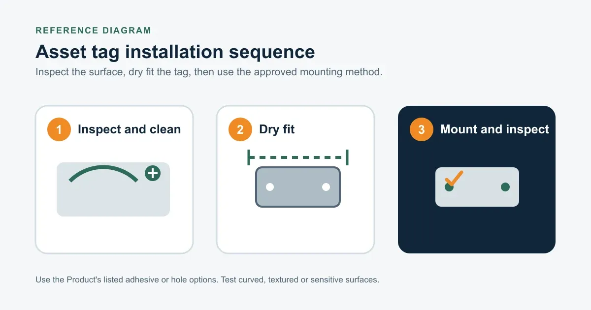 Asset Tag Installation and Surface Preparation Guide