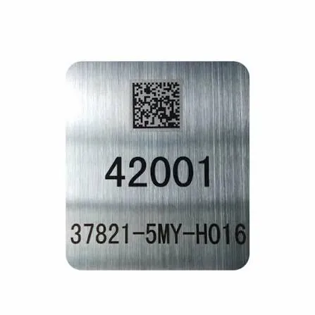 Custom asset tag shape and marking reference