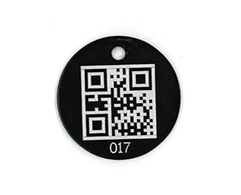 Custom asset tag shape and marking reference