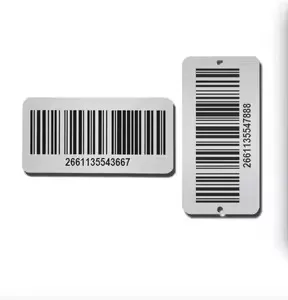 Barcode asset label examples